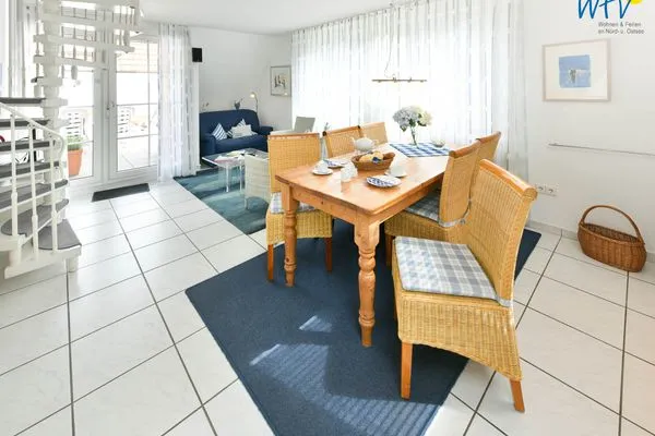 Wohnzimmer Fasanenhof Ferienwohnung Schaefer