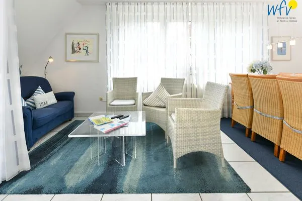 Wohnzimmer Fasanenhof Ferienwohnung Schaefer