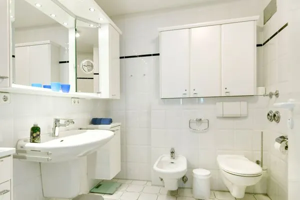 Badezimmer Fasanenhof Ferienwohnung Schaefer