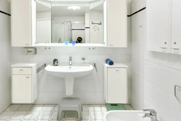 Badezimmer Fasanenhof Ferienwohnung Schaefer