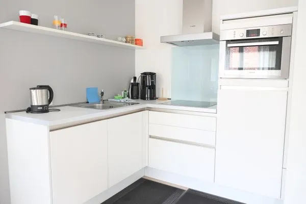 K&#xFC;che / K&#xFC;chenzeile  Bomhoffstr. 22a, Whg. 4, Blue Water