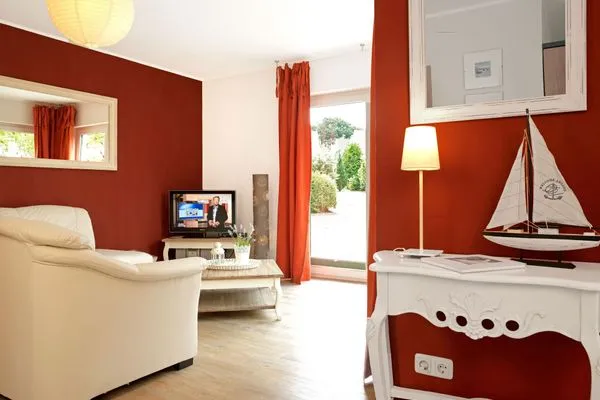 Wohnzimmer Inselhäuser Kaltenhof Inselhaus Poel 2