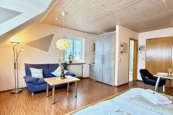 Ferienhaus Dani Ferienapartment Säntisblick Nonnenhorn - Wohnbereich