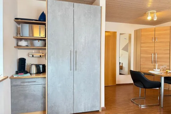 Ferienhaus Dani Ferienapartment Säntisblick Nonnenhorn - Kochnische