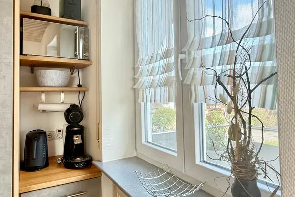 Ferienhaus Dani Ferienapartment Panoramablick Nonnenhorn - Kochnische