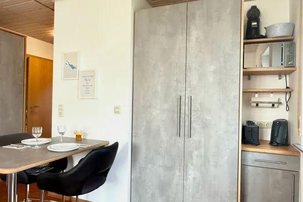 Ferienhaus Dani Ferienapartment Panoramablick Nonnenhorn - Kochnische