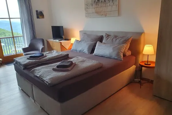 Schlafzimmer Ferienland Sonnenwald Ferienwohnung "Arberblick" Apartment 41