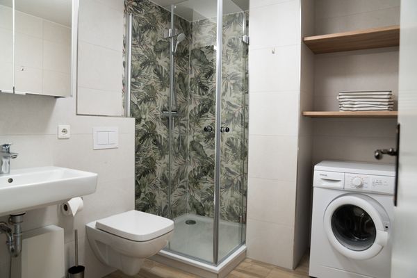 Achtern Diek Haus 9 Wohnung 5 Zingst - Badezimmer