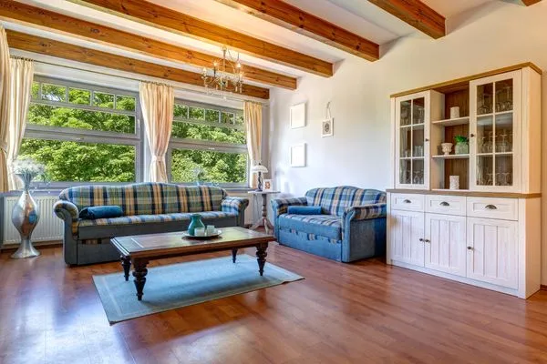 Wohnzimmer  Haus Seeadler, Whg. Albatros