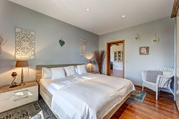 Schlafzimmer  Haus Seeadler, Whg. Albatros