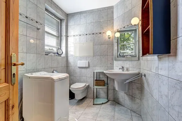 Badezimmer  Haus Seeadler, Whg. Albatros