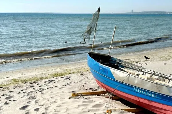 Strandzugang ohne Überqueren einer Straße  Flipper