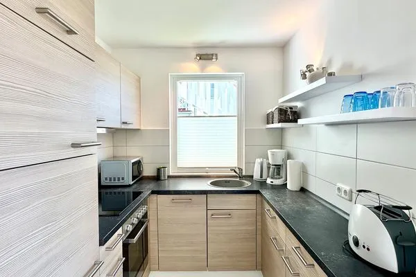 Moderne Küche mit hochwertigen Geräten für alle Kochliebhaber! Strandpark Lübecker Bucht Findus