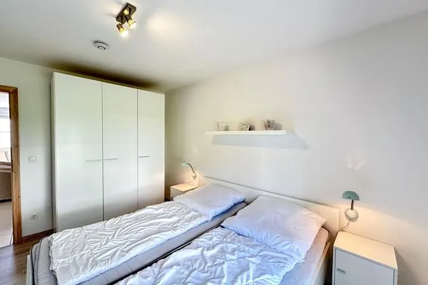 Gemütliches Schlafzimmer ideal für erholsame Nächte. Strandpark Lübecker Bucht Findus