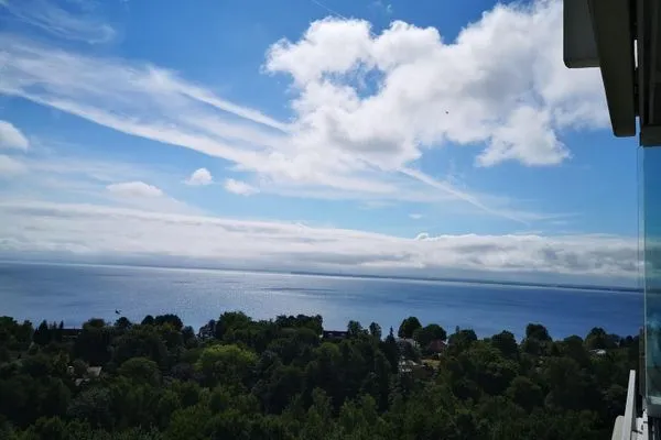 Genießen Sie die atemberaubende Aussicht auf die Ostsee! Panoramic Sierksdorf Bayview