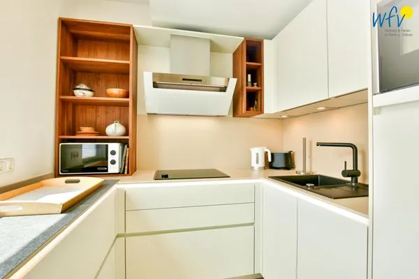 Küche / Küchenzeile Haus Dünenblick Ferienwohnung 6