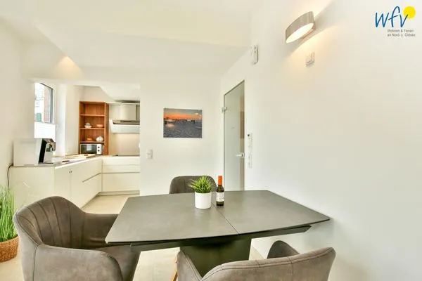 Küche / Küchenzeile Haus Dünenblick Ferienwohnung 6