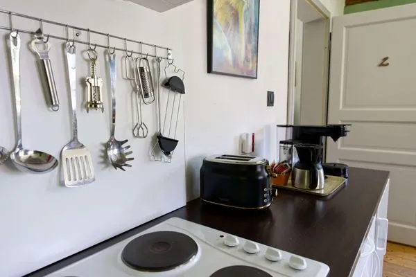 Bestens ausgestattete Küche  Ferienwohnung Teichblick