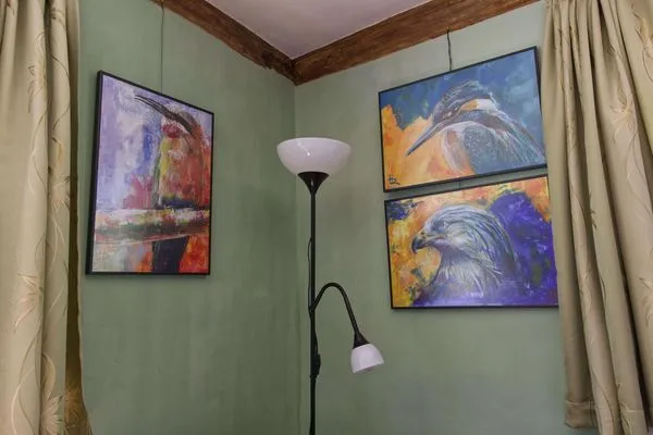 Gemälde von Helene Rimbach  Ferienwohnung Teichblick