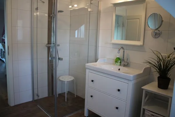Badezimmer  Abendsonne