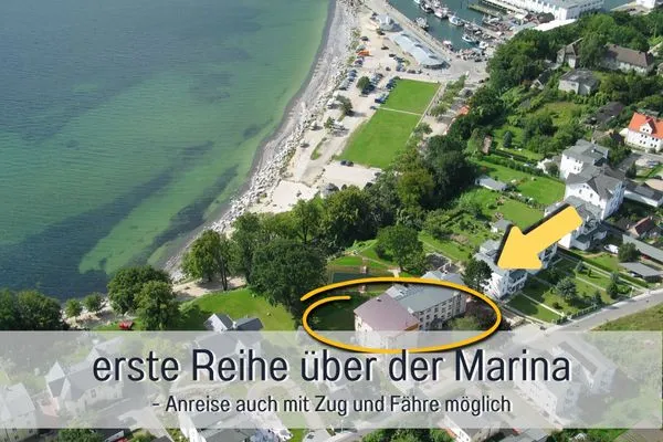 Vogelperspektive  FeWo Meerzeit - Balkon, Sauna, Meerblick