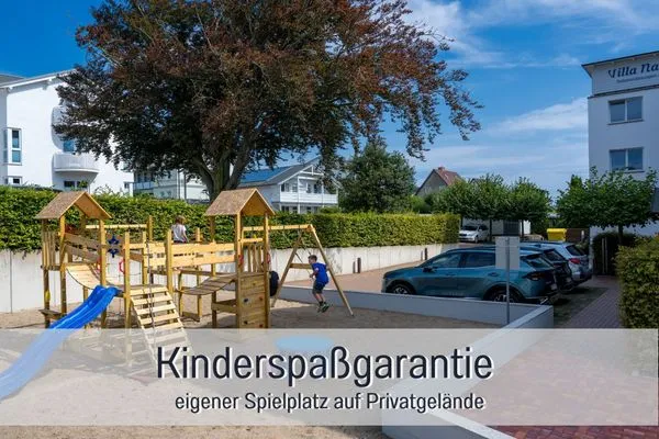 Spielanlage  FeWo Meerzeit - Balkon, Sauna, Meerblick