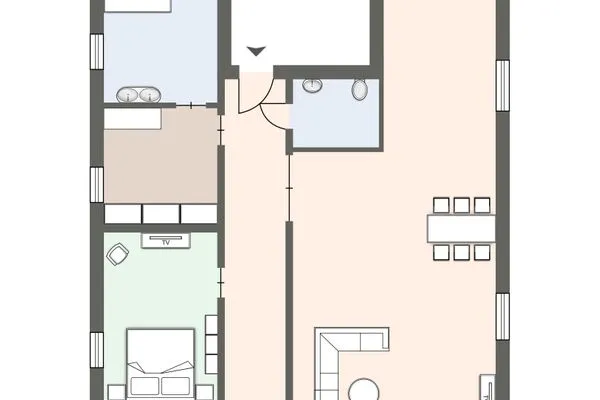 Strand No 1 Hotel Strand No 1 - Grand Suite - Meerblick SPO Bad - Grundriss