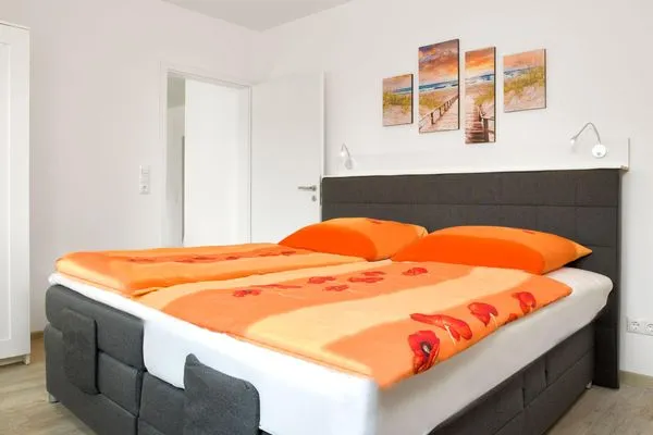 Bedroom Am Krabbenweg Whg.2 im Haus Am Krabbenweg