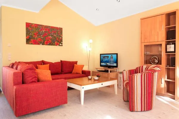 Living room Haus Südwester Seehase