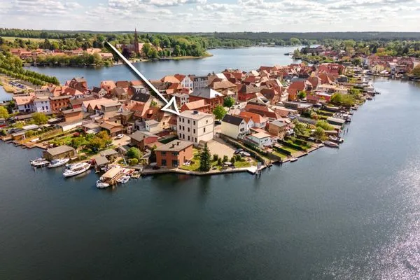 Ferienwohnung SeaView Malchow - Drohnenaufnahme der Nachbarschaft  SeaView