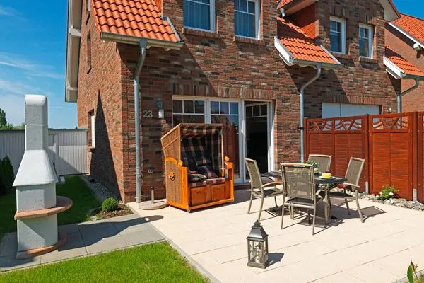 Terrasse Doppelhäuser Timmendorf Strand Haus Ruh di ut