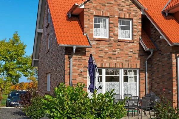 Hauptansicht Doppelhäuser Timmendorf Strand Haus Neptun