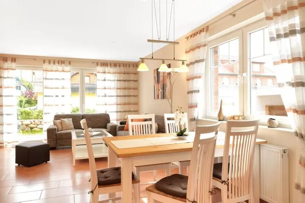 Living room Doppelhäuser Timmendorf Strand Haus Seeschwalbe