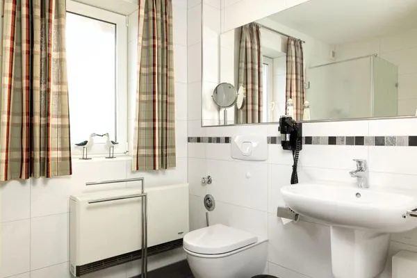 Bathroom Ferienwohnungen Fischerstieg Hafenblick