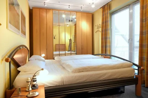 Bedroom Ferienwohnungen Fischerstieg Hafenblick