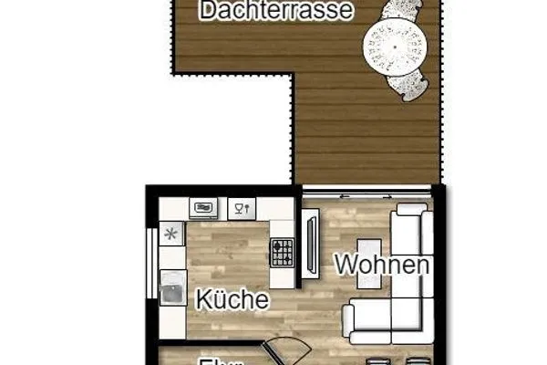 Grundriss Haus Greune-Stee 49 Ferienwohnung Südstrandkrabbe