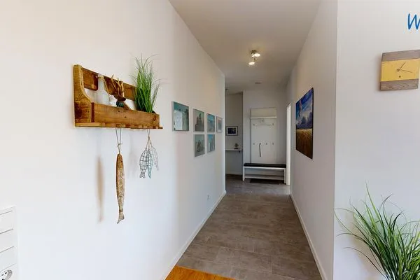 Flur Haus Seeblick Ferienwohnung Strandgold