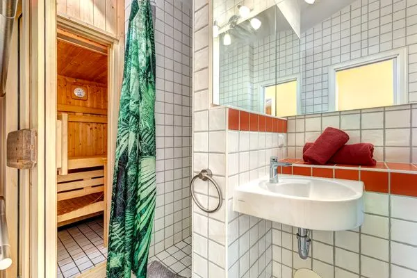 Badezimmer  Ferienwohnung Casa del Mar, Tres
