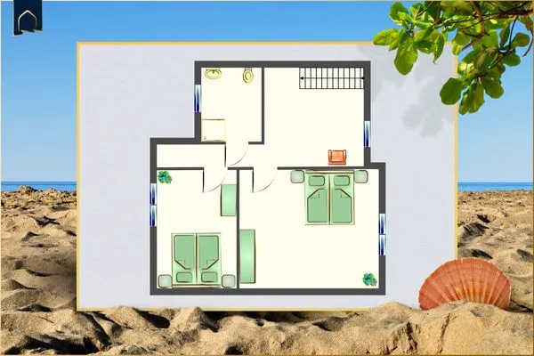 Grundriss  Insel Paradies