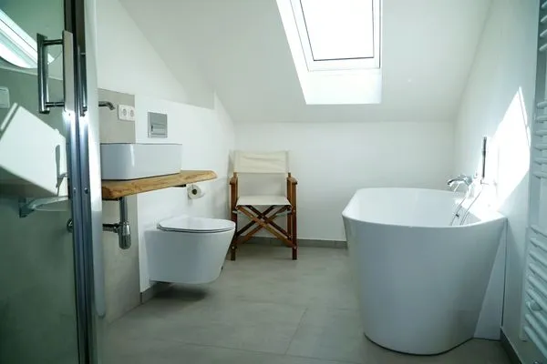 Badezimmer  Strandkoje - Leuchtturm