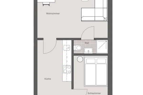 Grundriss  Strandkoje - Waterkant