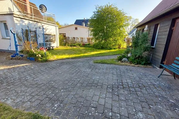 Gartenblick  Ferienhaus Nele