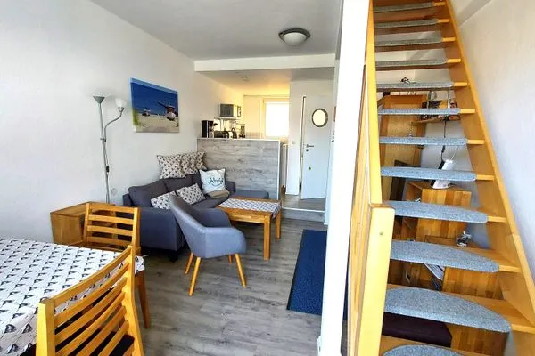 Wohnzimmer  Ferienwohnung AHOI