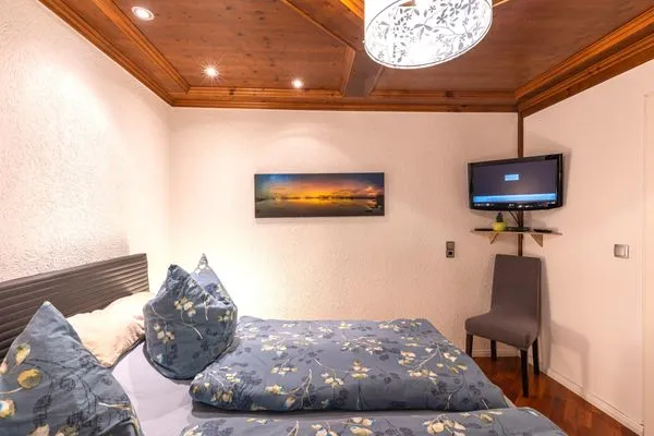 Schlafzimmer  Ferienwohnung Am Kreidebach