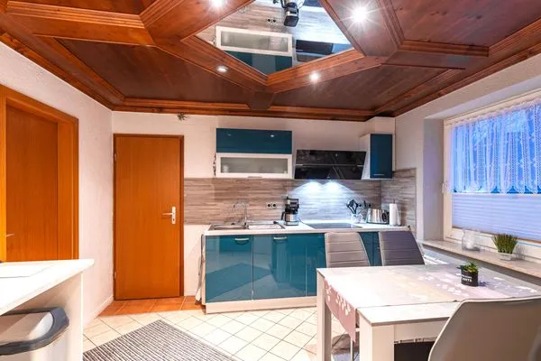 Küche / Küchenzeile  Ferienwohnung Am Kreidebach