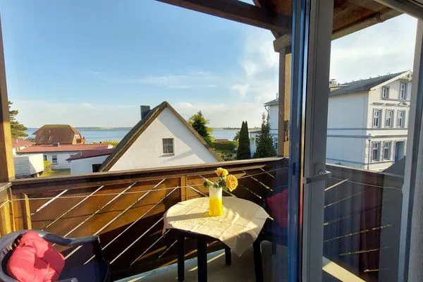Balkon  Ferienwohnung Boddenblick