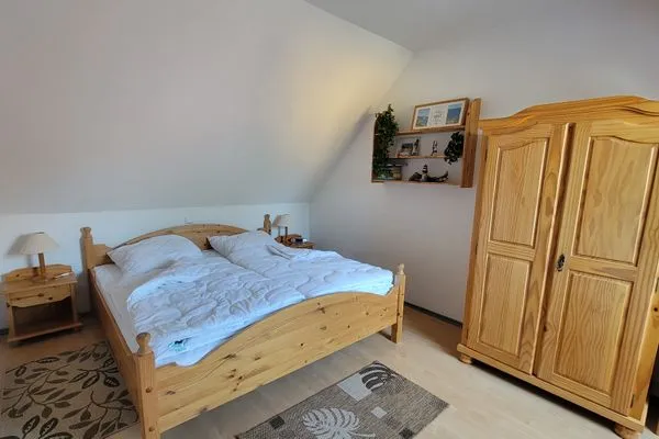 Schlafzimmer  Ferienwohnung Boddenblick