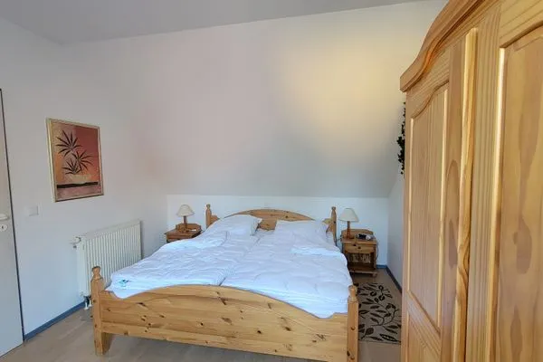 Schlafzimmer  Ferienwohnung Boddenblick
