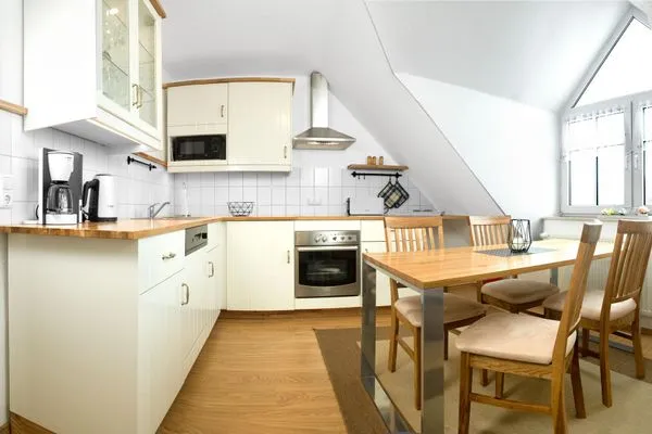 Kitchen Appartements Am Reiterhof Sandmännchen