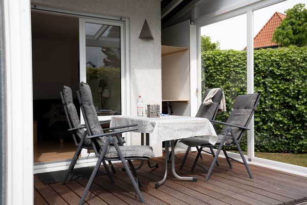  Dünenstraße 18 Haus Ostseedüne 1  - Terrasse